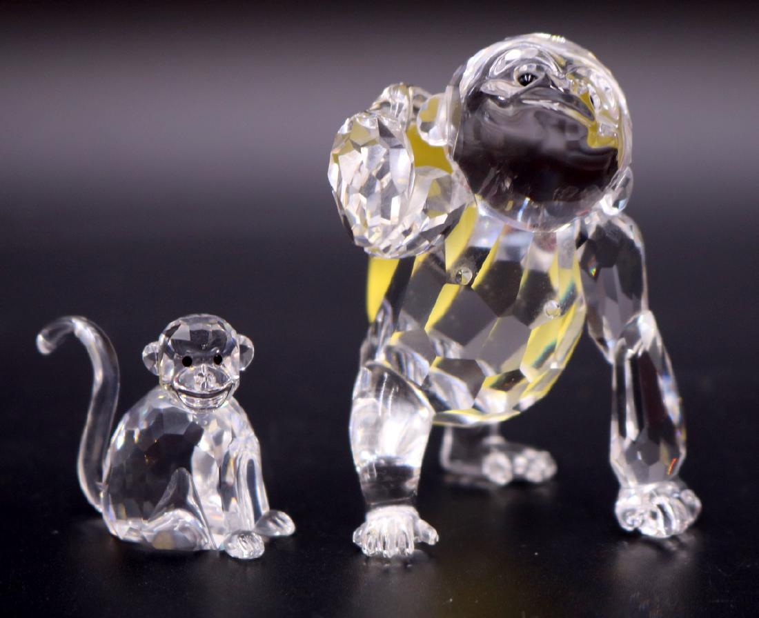 2 Pc. Swarovski Crystal Monkey & Gorilla (1 of 5)