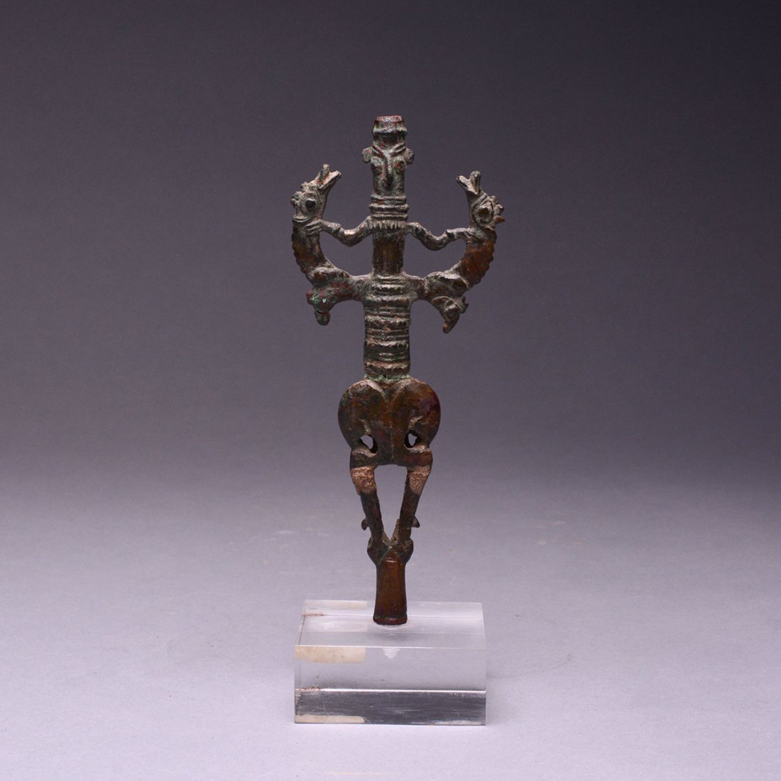 A Luristan Bronze Standard Finial (1 of 3)