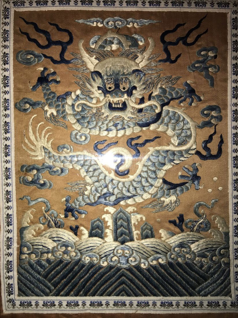 Chinese Framed Cloth Embroidery (1 of 6)