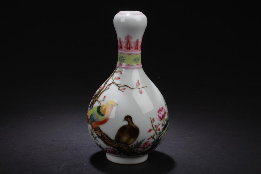 Chinese Famille Rose Porcelain Vase (1 of 6)