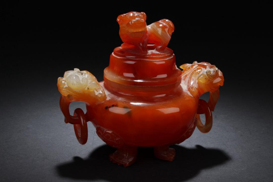 Chinese Jade Carved Censer (1 of 6)