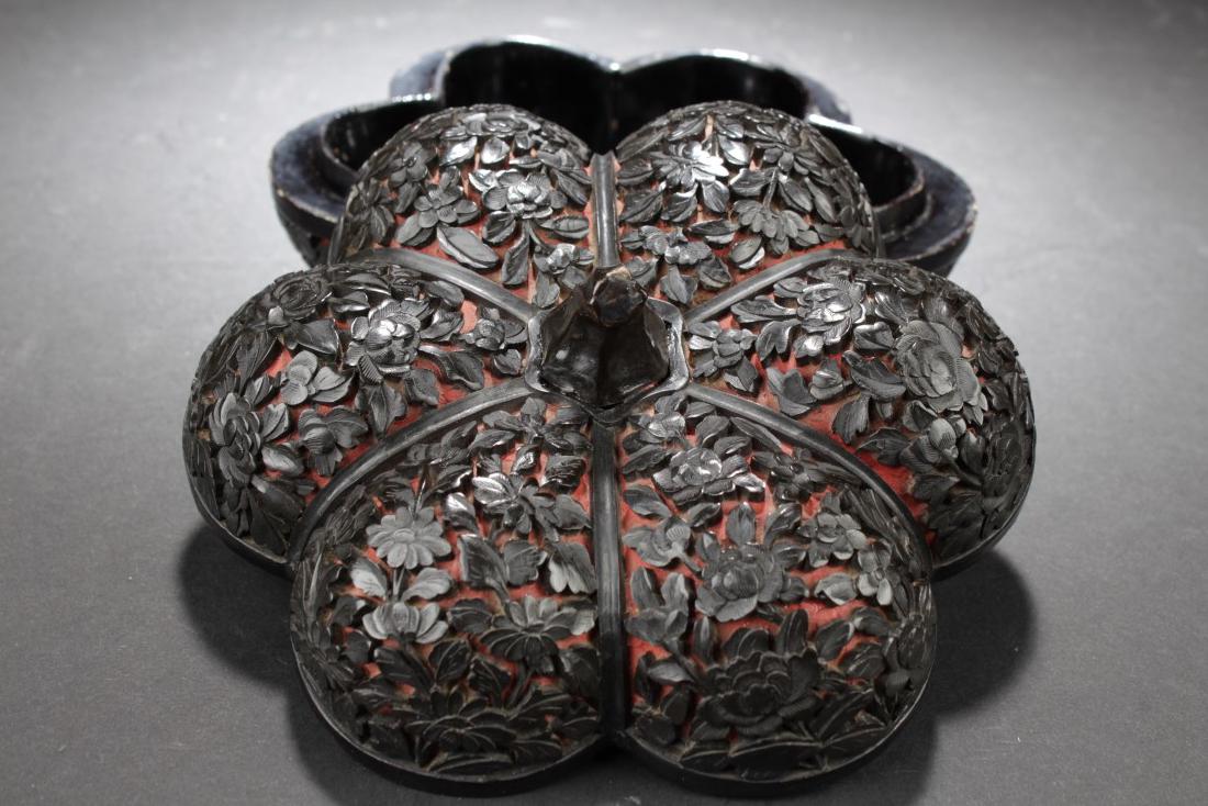 Antique Chinese Black Lacquered Bowl (1 of 4)