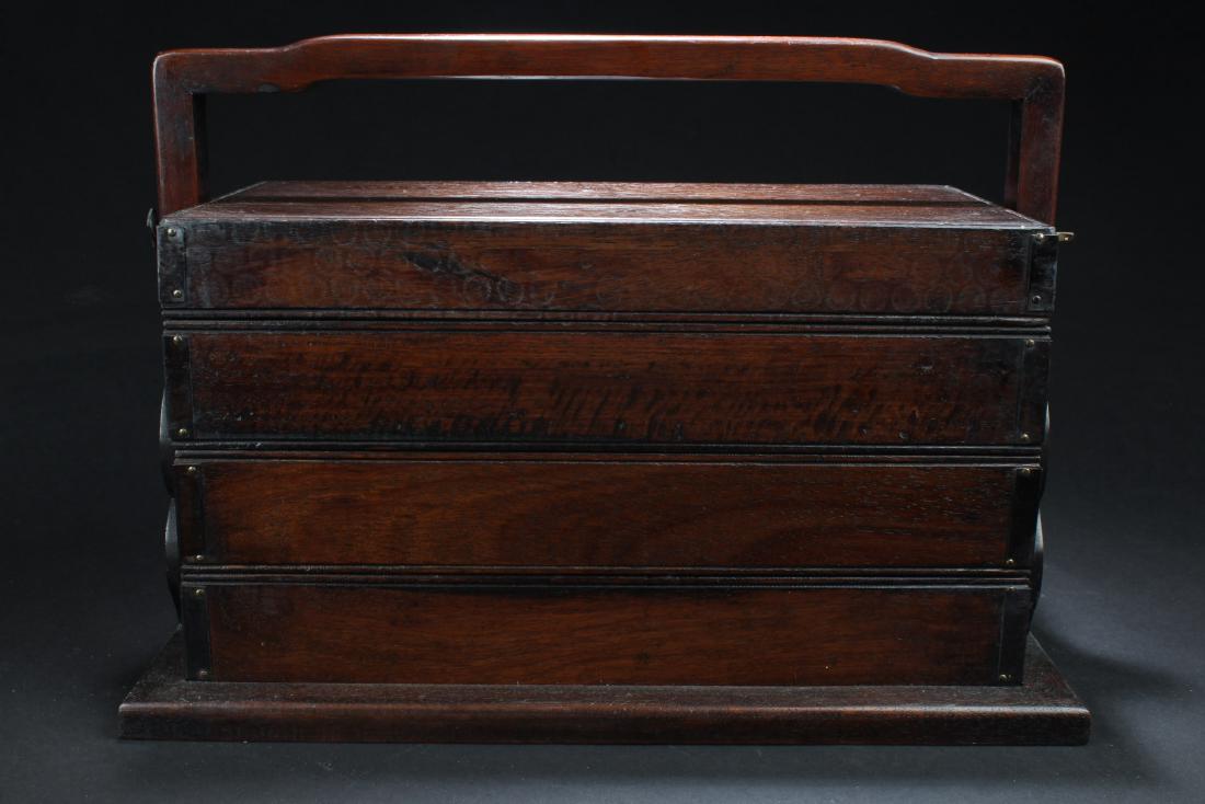 Chinese Hardwood Multi-Tier Box (1 of 6)