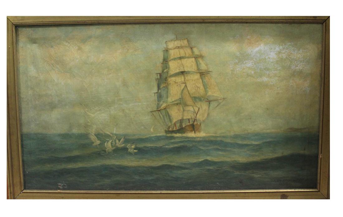 Framed Hand Oil Painting (1 of 4)