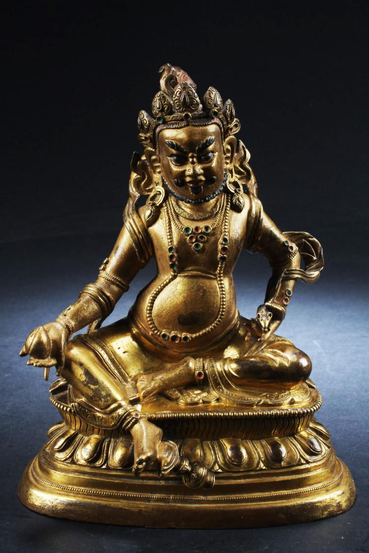 Antique Chinese Bronze Bodhisattva Statue (1 of 6)