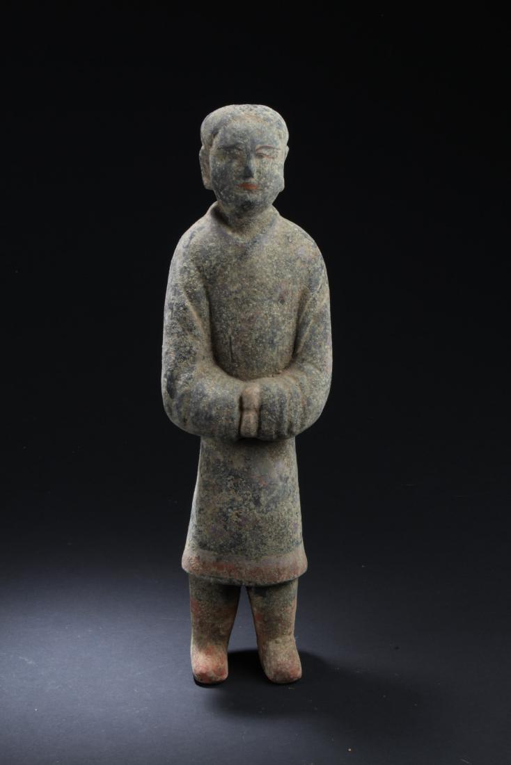 Chinese Pottery Figurine (1 of 4)