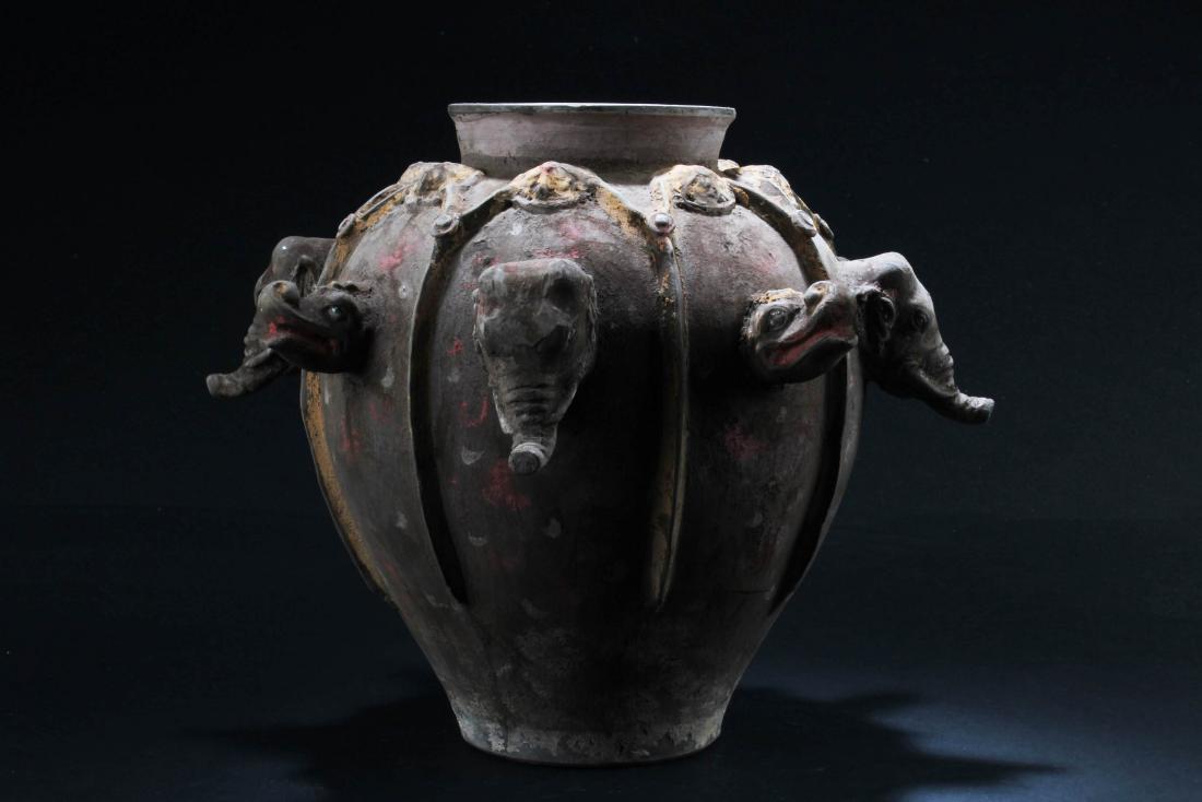 Chinese Pottery Vase (1 of 6)