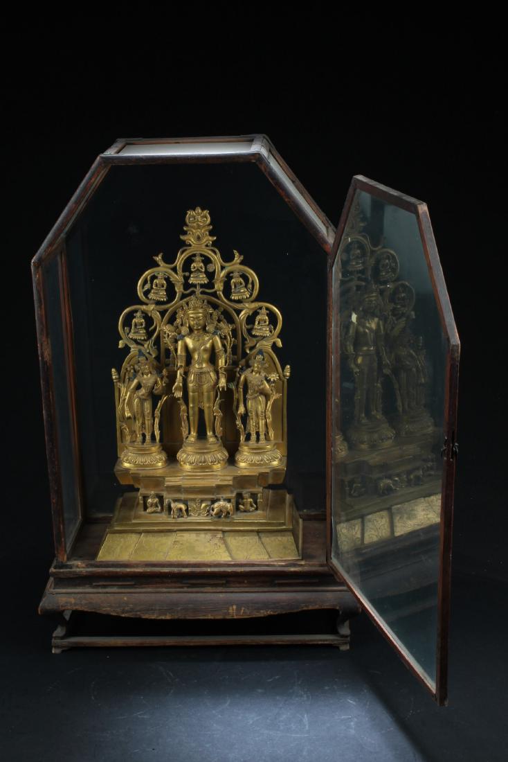 Chinese Gilt Bronze Bodhisattva Statue (1 of 6)