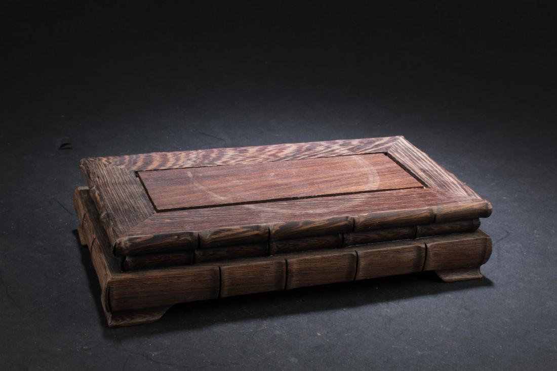 Chinese Hardwood Rectangular Stand (1 of 2)