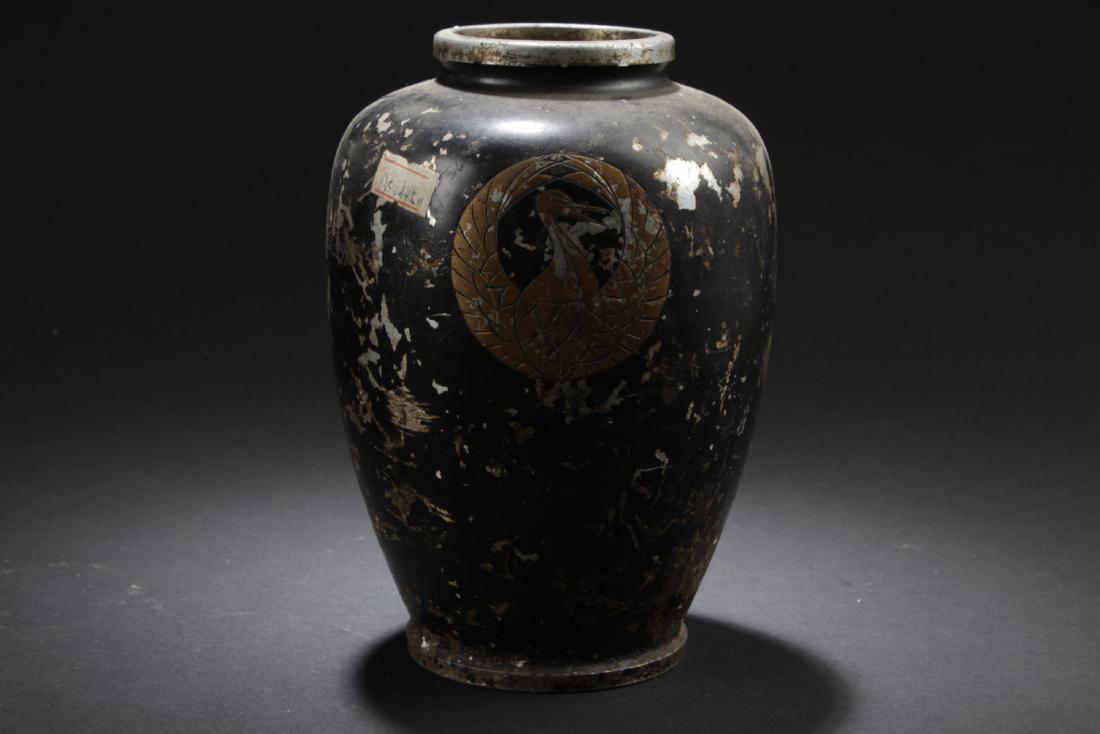Chinese Pewter Vase (1 of 4)