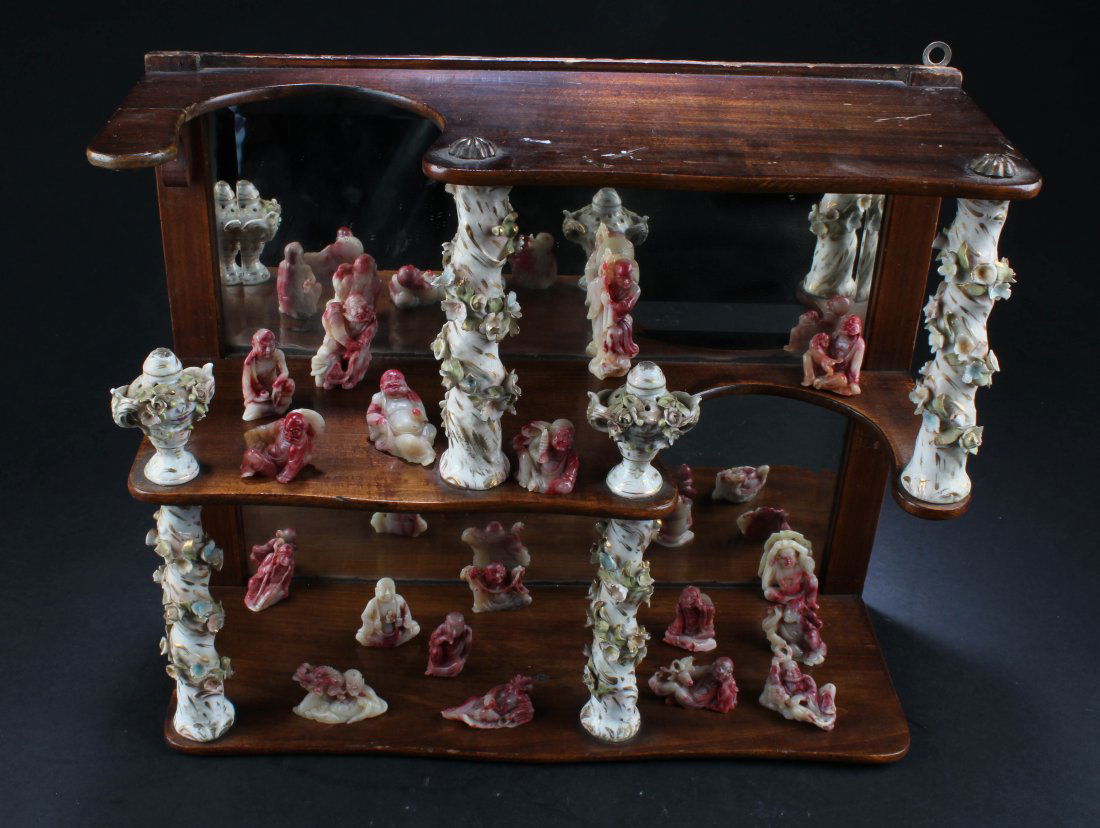 A Set of Eighteen Pieces of Chinese Chicken Blood (1 of 9)