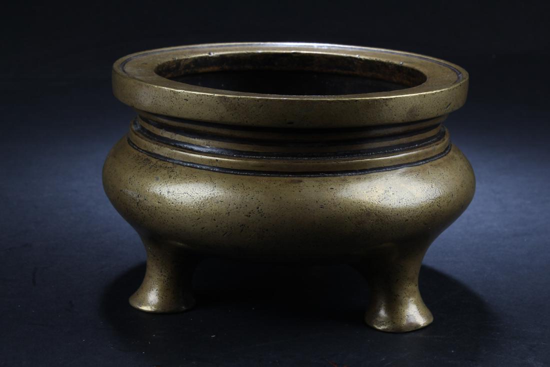 Chinese Bronze Tripod Censer (1 of 2)