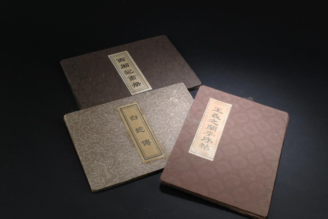 A Group of Three Chinese Book Album (1 of 4)