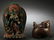 One Bronze Buddha Statue & One Bronze Censer