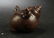 One Bronze Buddha Statue & One Bronze Censer - 3