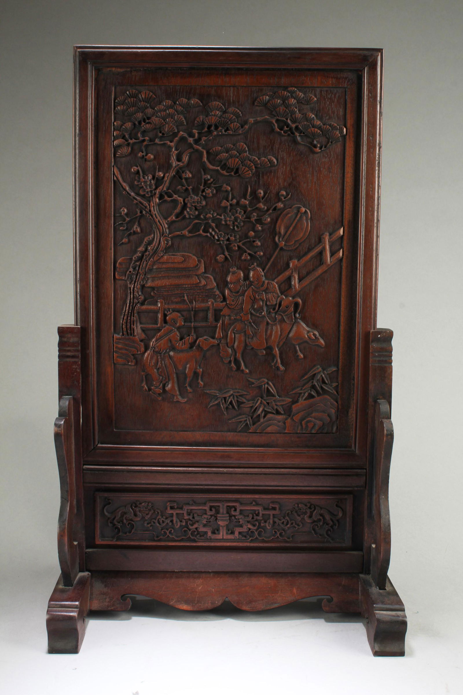 Chinese Hardwood Table Screen (1 of 3)