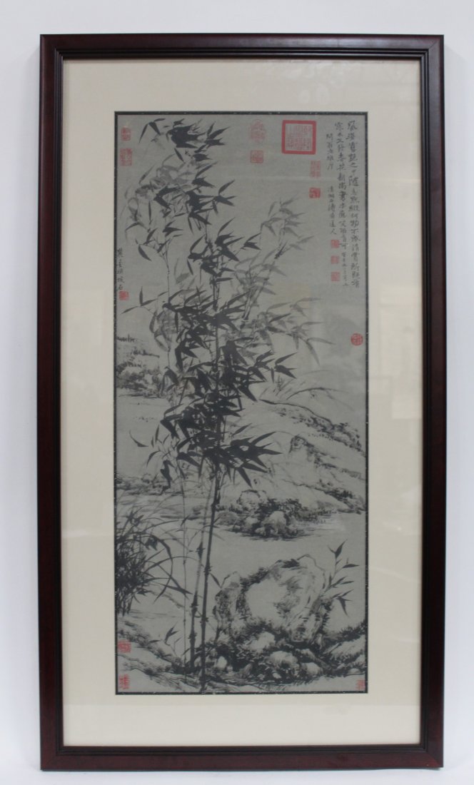 A Framed Chinese Decorative Art (1 of 2)
