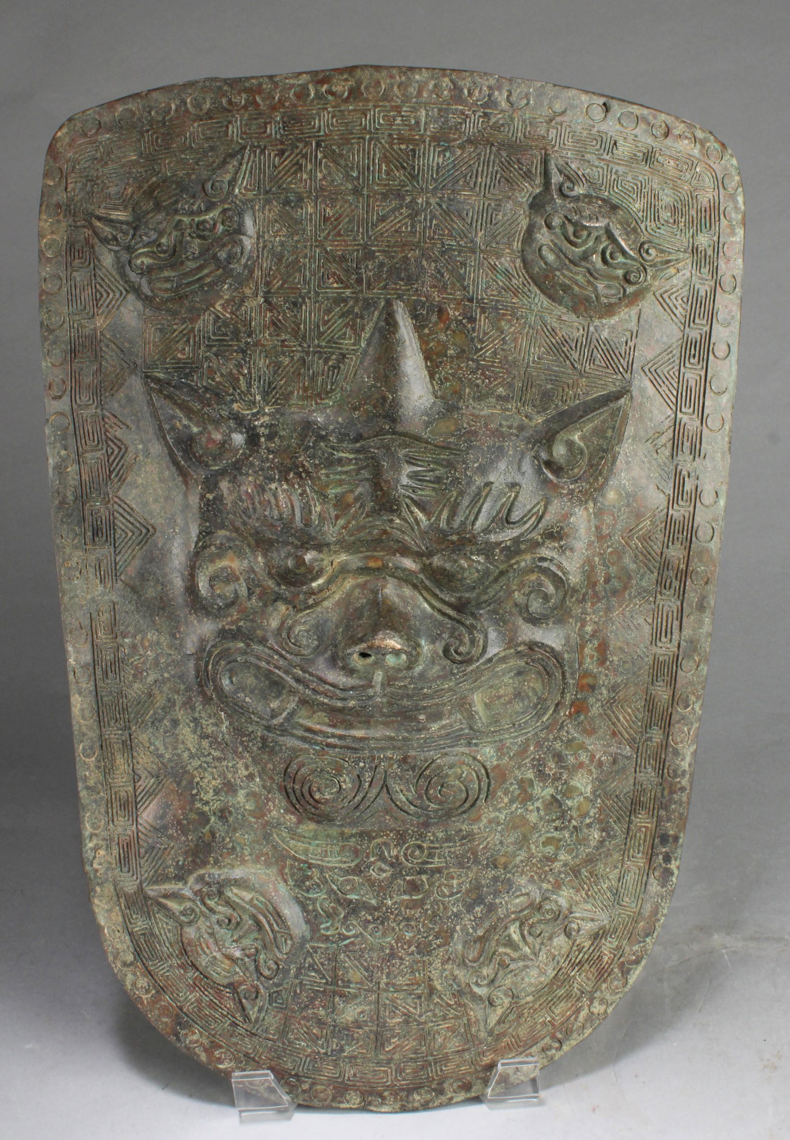 Chinese Bronze Armour Shield (1 of 2)