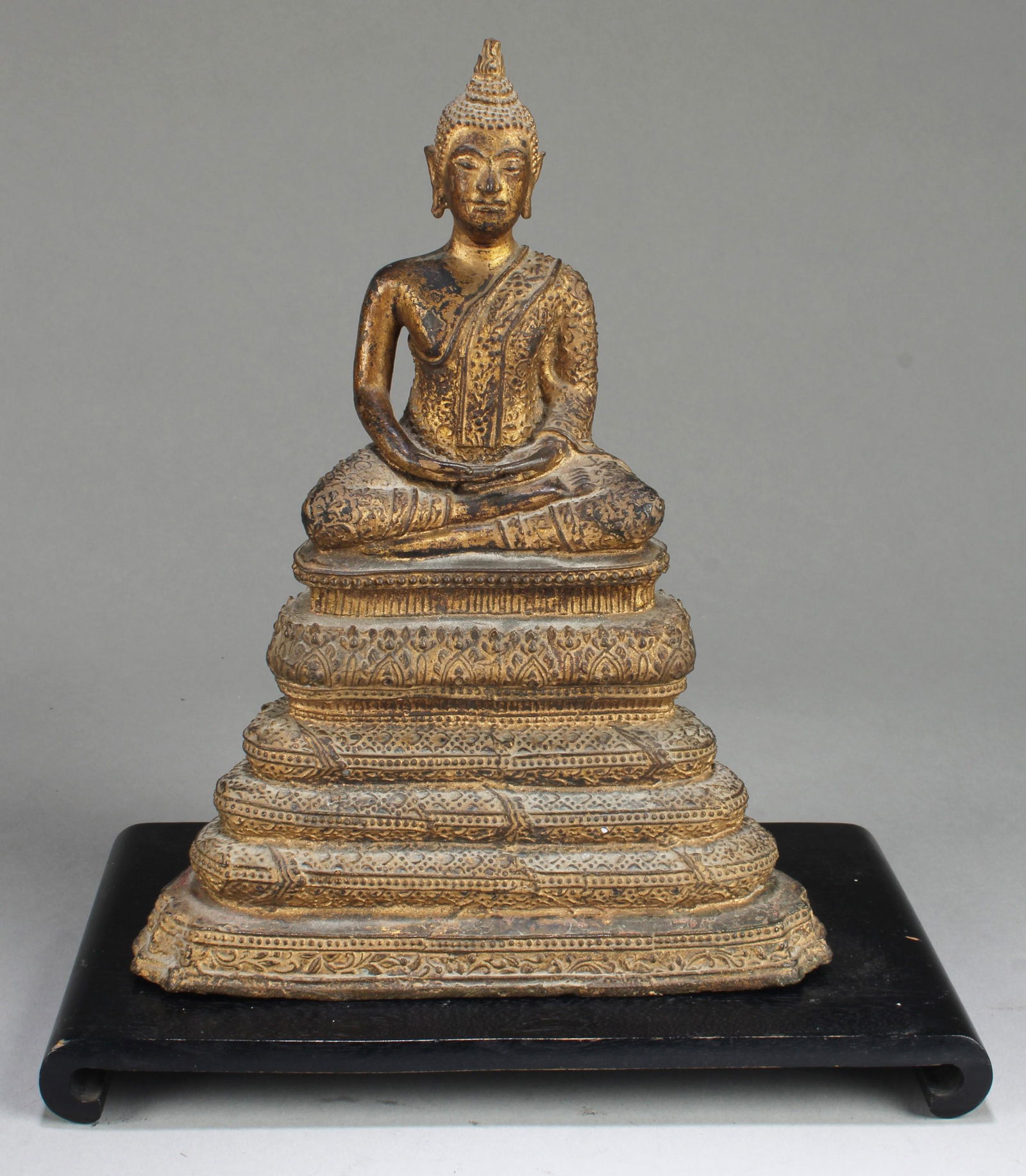 A Bronze Thai Buddha Statue (1 of 4)