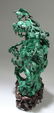 Chinese Malachite Carved Vase with Lid Cover - 2