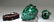 Chinese Malachite Carved Vase with Lid Cover - 4