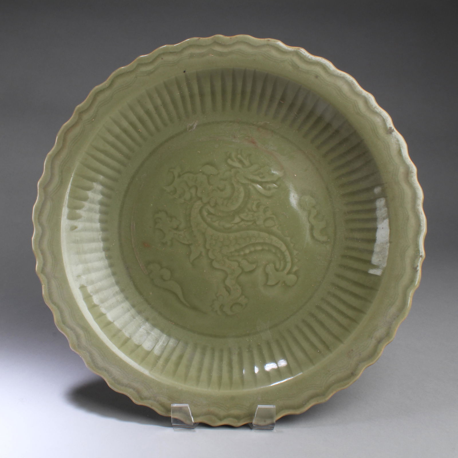 Chinese Longquan Plate (1 of 2)