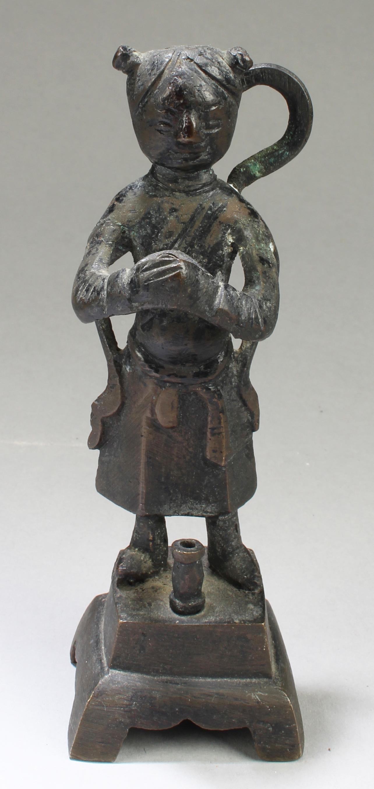Chinese Bronze Deity Statue (1 of 3)