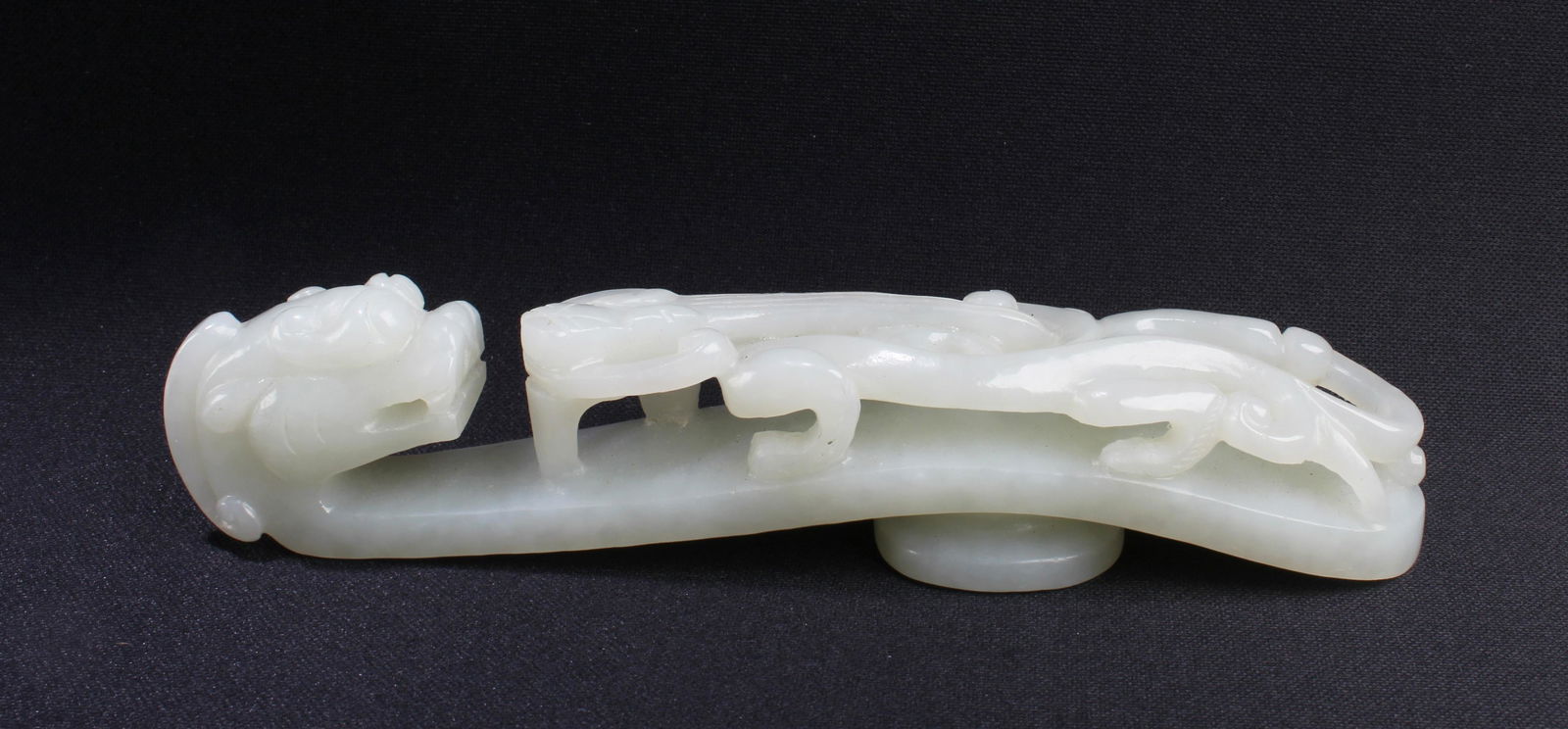 A Carved Jade Belt Hook (1 of 3)