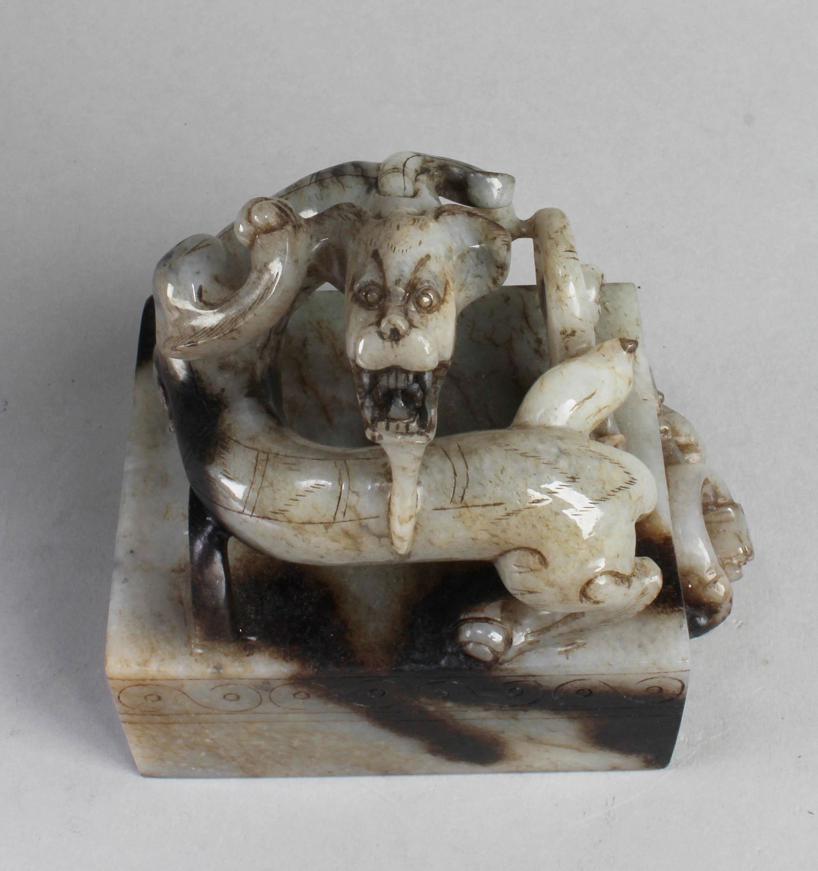 A Chinese Carved Jade Seal (1 of 6)