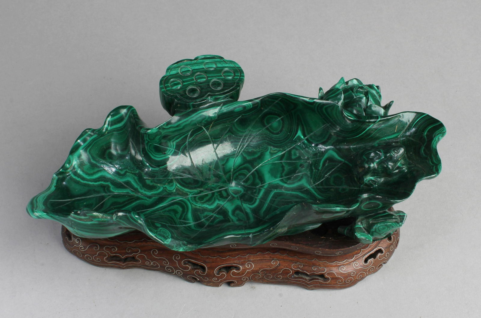 A Carved Malachite Ornament (1 of 4)