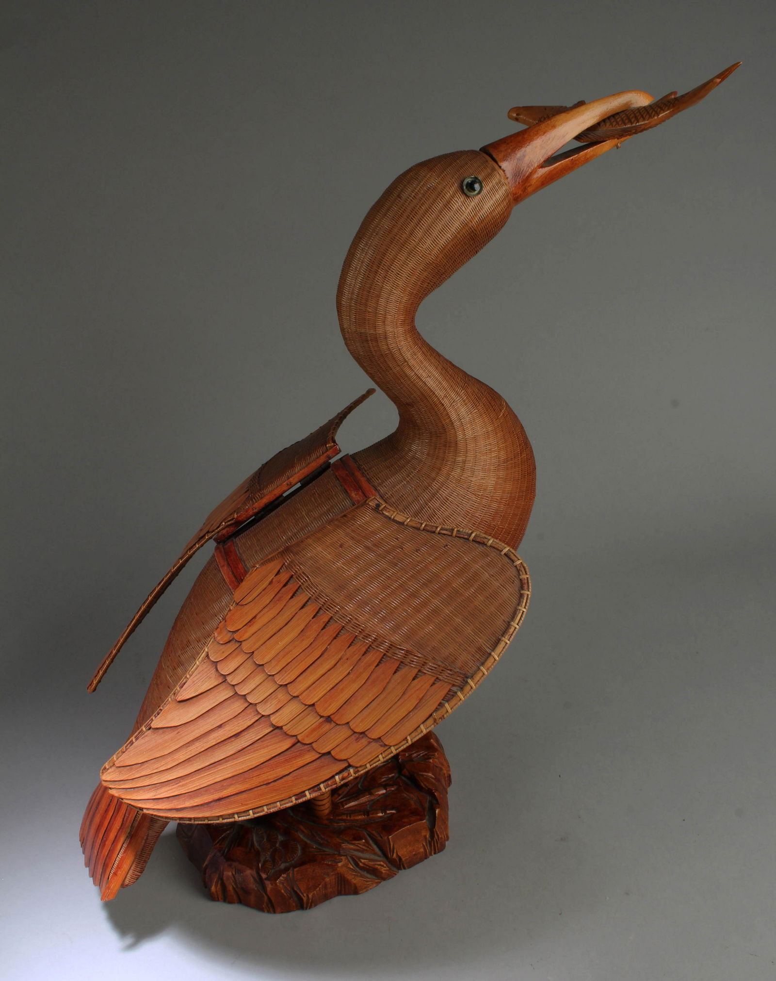 A Bamboo Weaven Container Ornament (1 of 6)