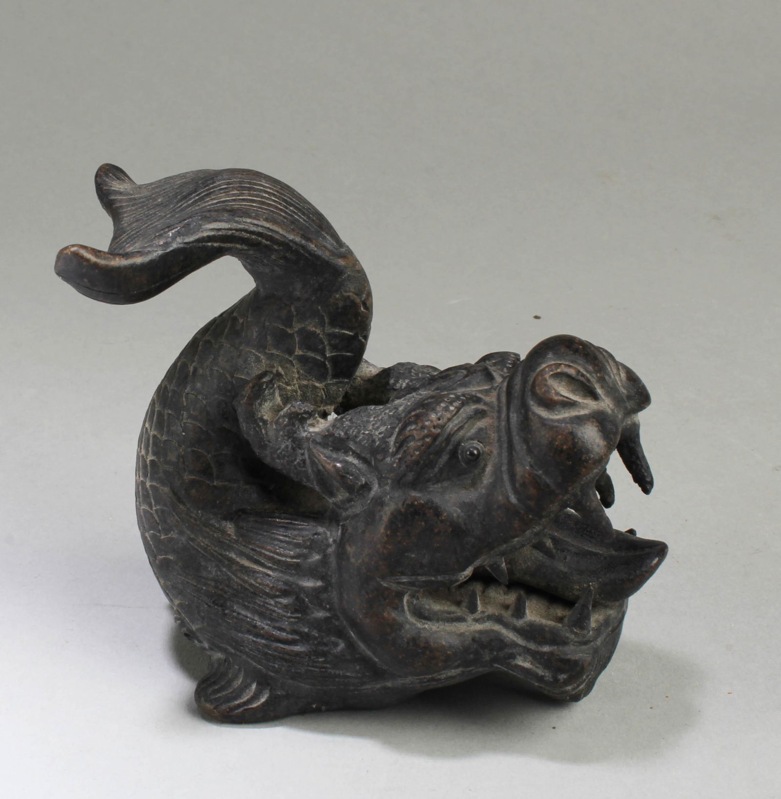 A Zisha Ornament: A Zisha Ornament. Length: 4" Height: 3.5"