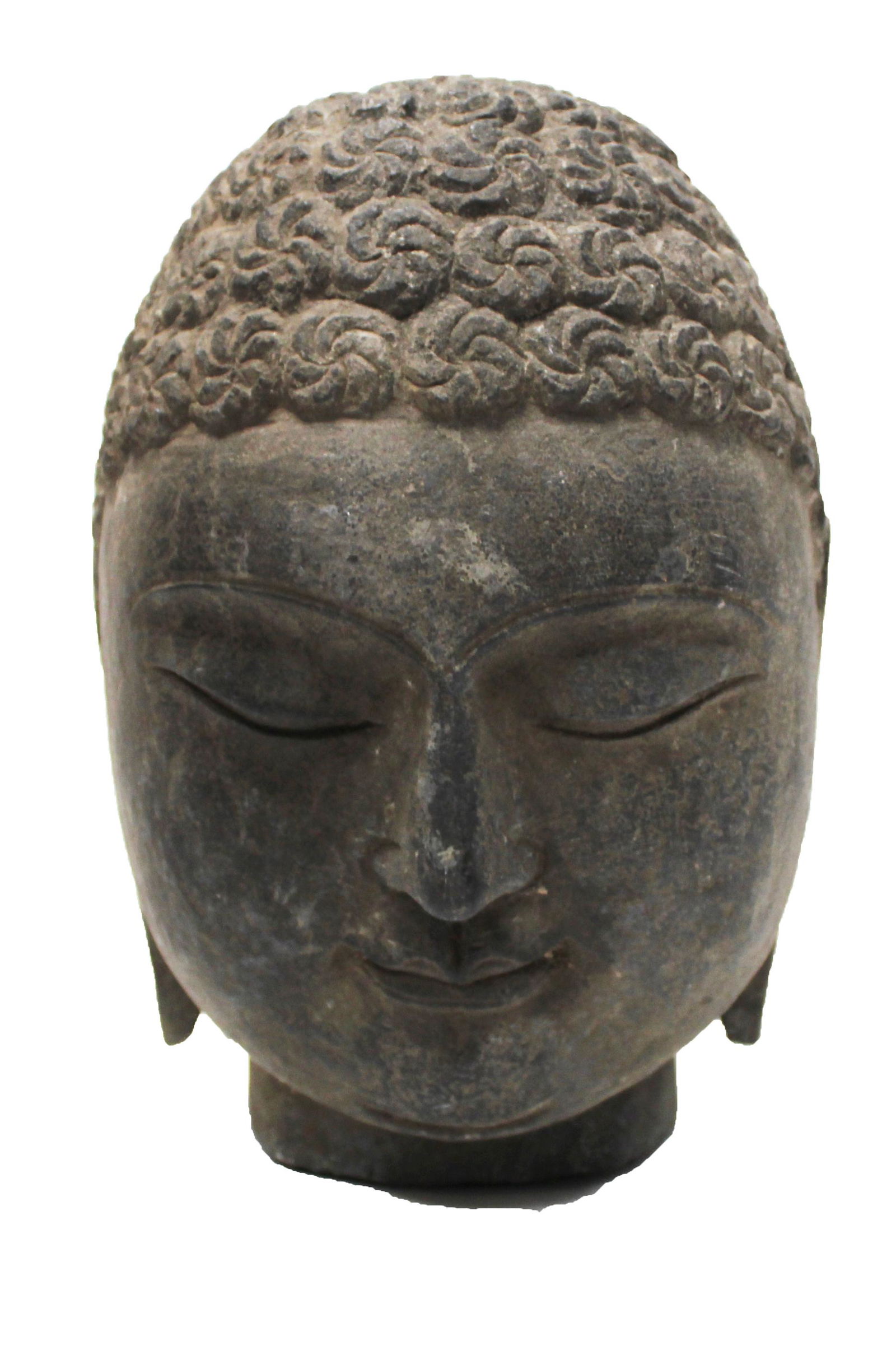 A Chinese Stone Buddha Head (1 of 3)
