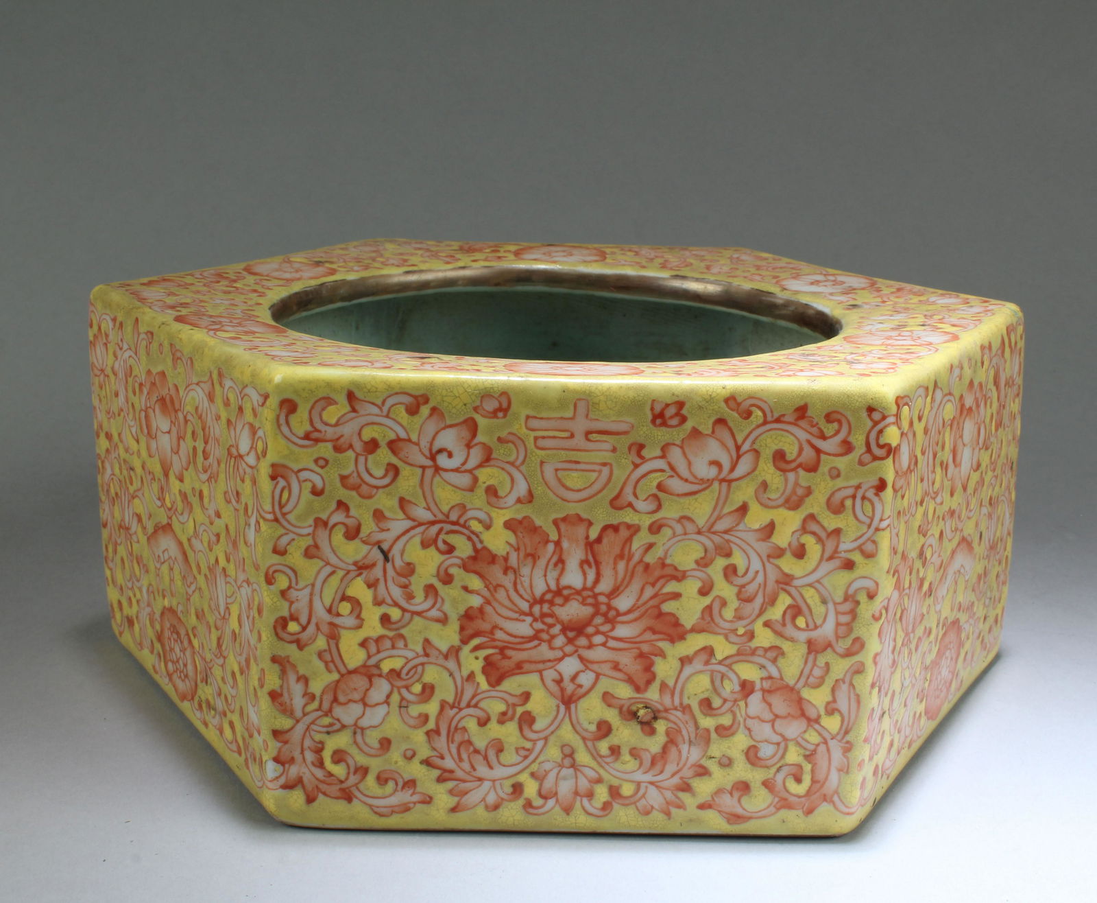 Chinese Porcelain Hexagonal Shaped Ink Washer (1 of 6)