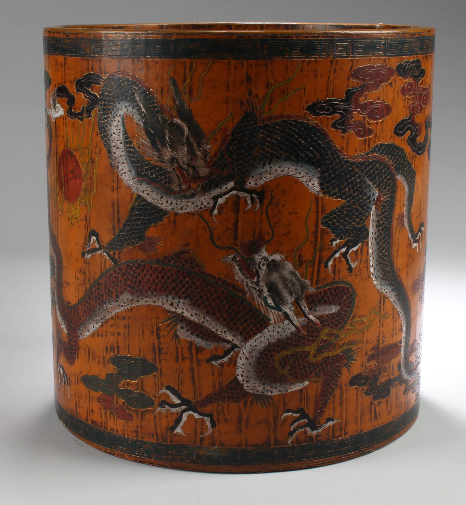 Chinese Bamboo Brushpot (1 of 3)