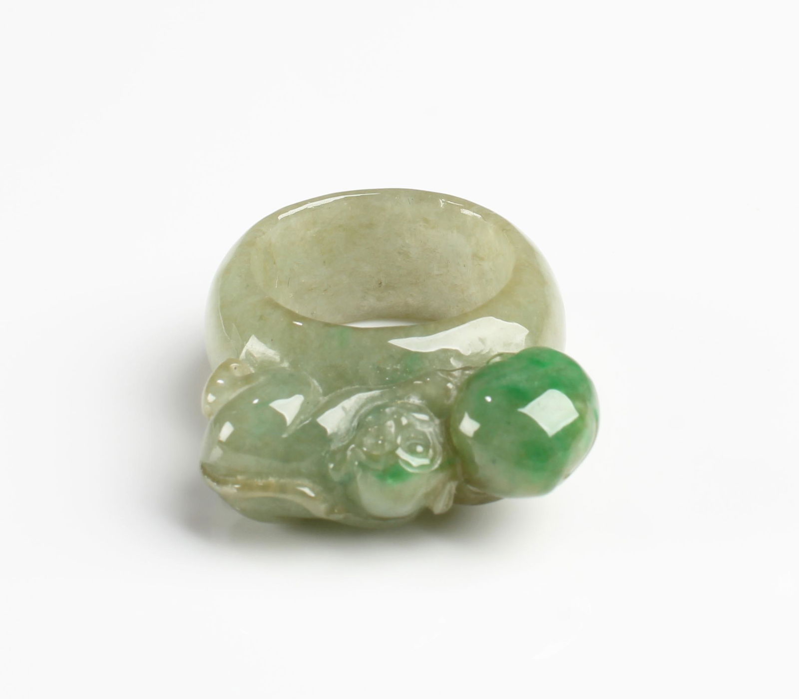 A Chinese Jadeite Jade Ring (1 of 3)