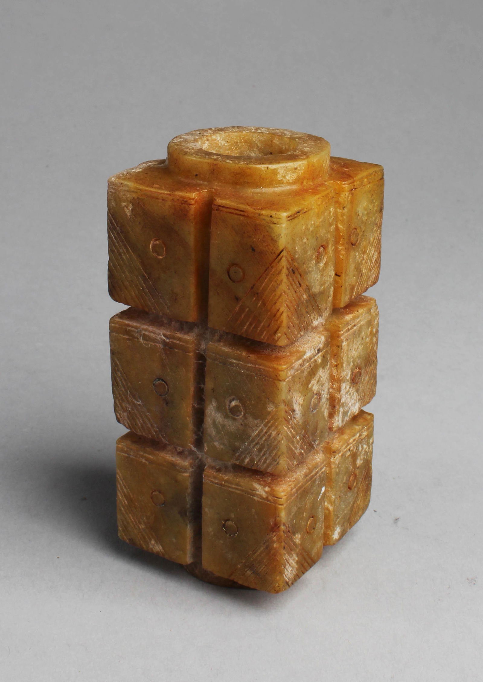 A Chinese Jadestone 'Cong' (1 of 3)