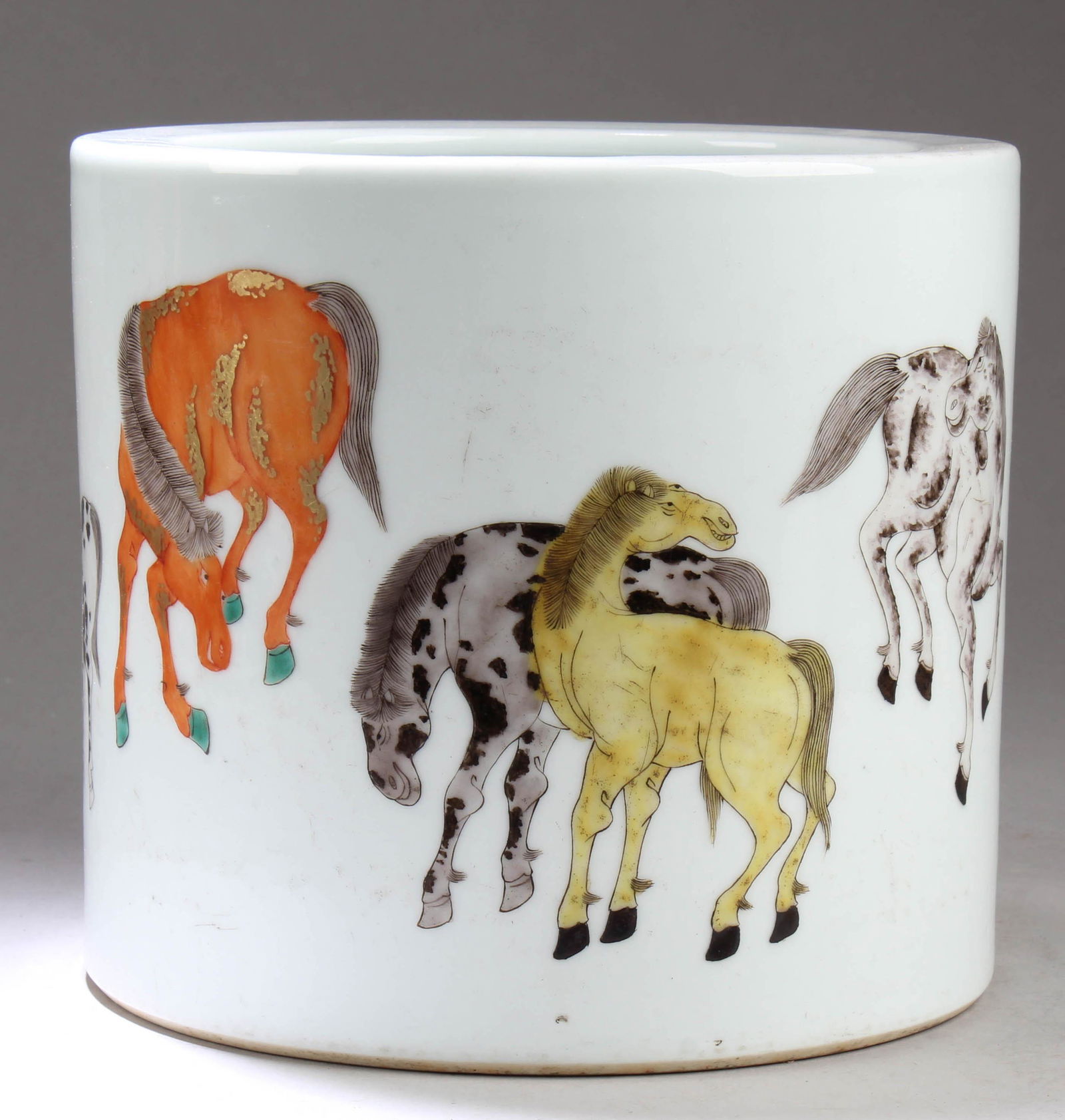 Chinese Porcelain Brushpot (1 of 4)