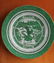 Framed Antique Pair of Famille Verte Plates