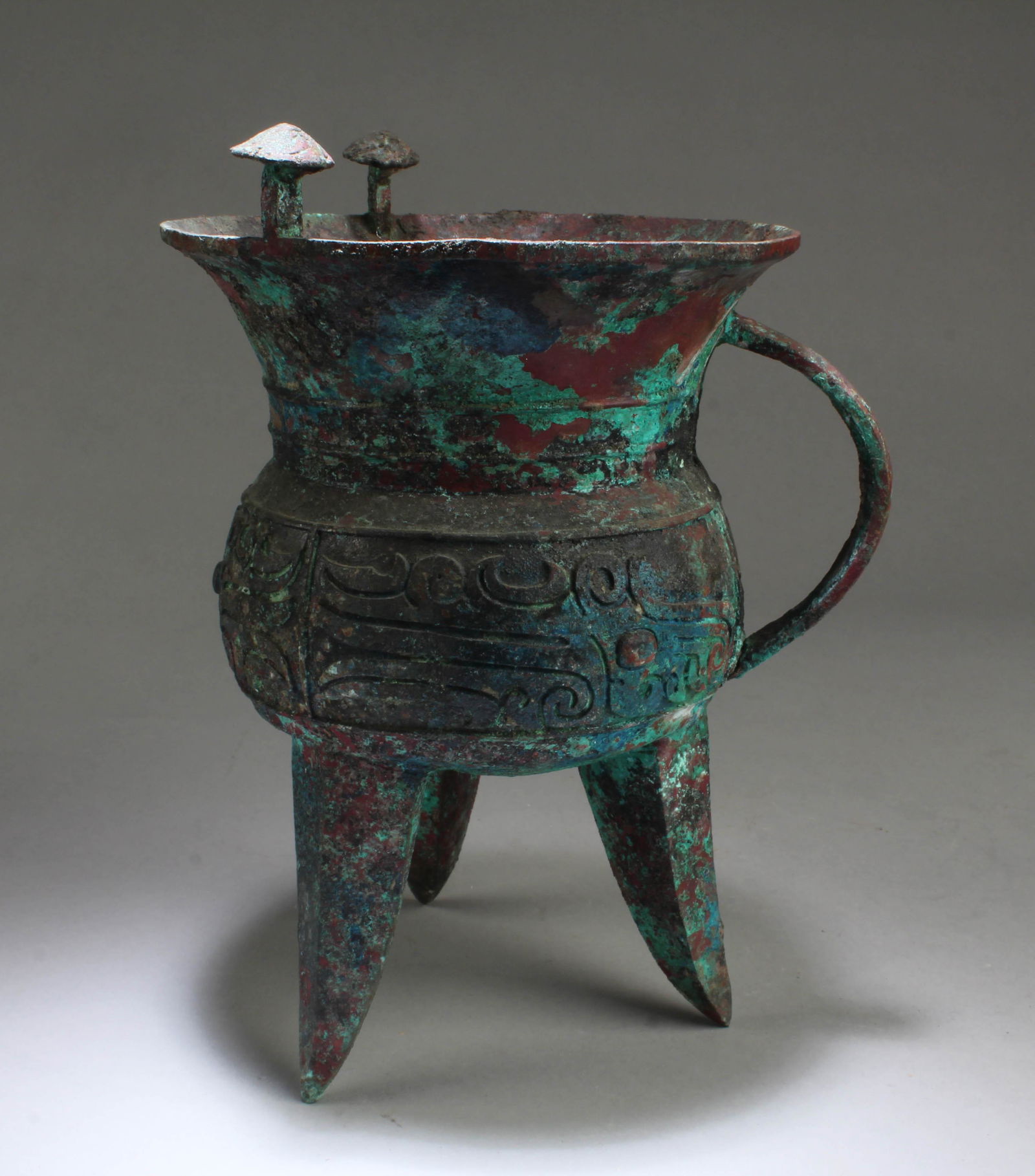 Chinese Bronze Tripod Container (1 of 5)