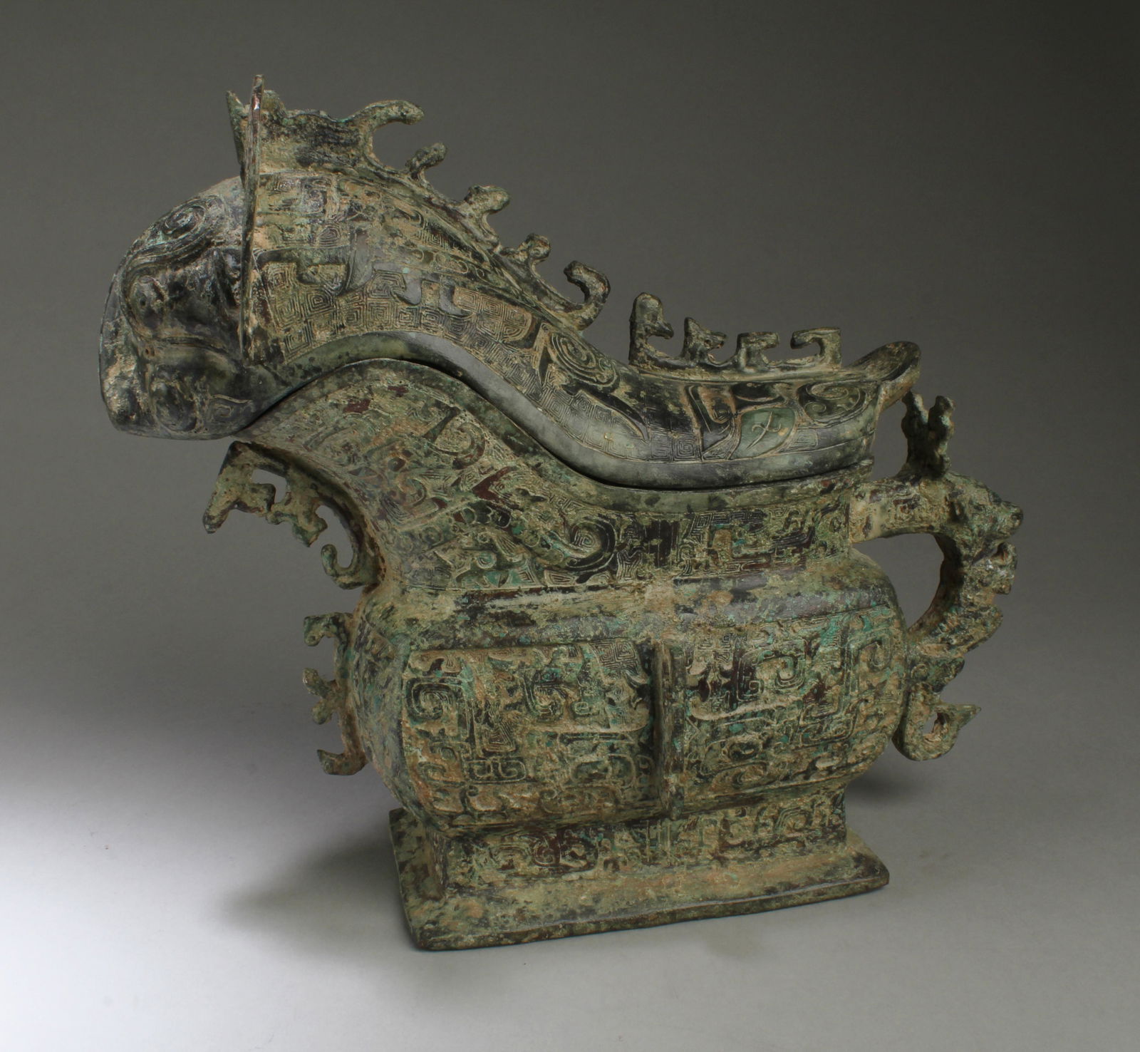 A Bronze Mythical Beast Shaped Container Jul 11, 2020 Jumbo Auction House in CA