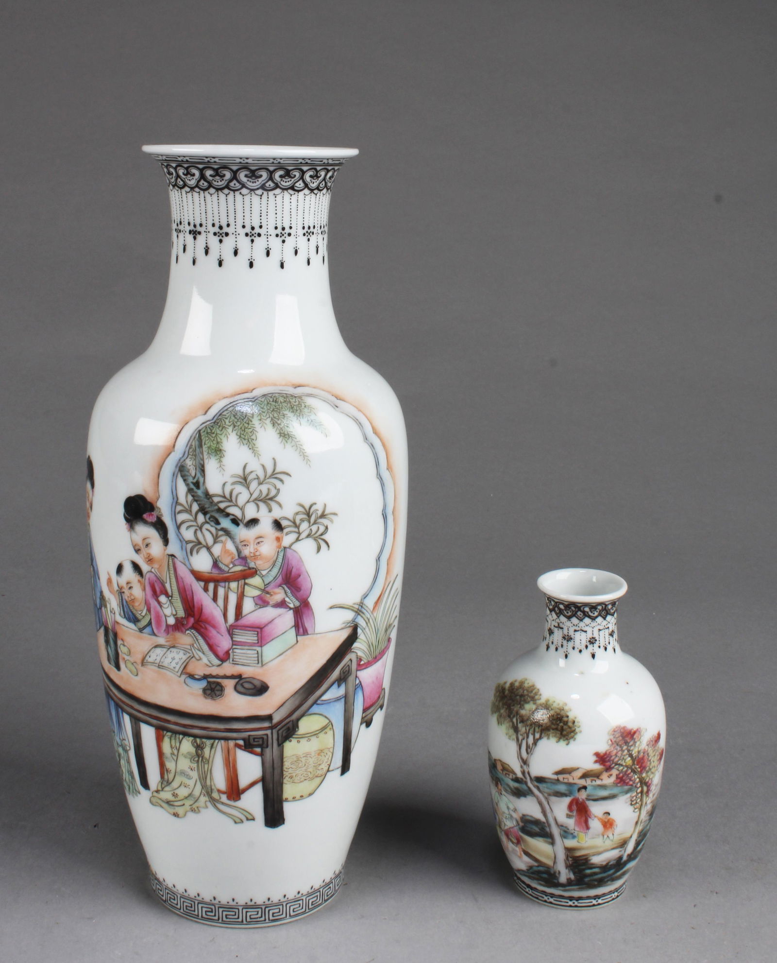 A Group of Two Porcelain Vases (1 of 3)