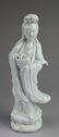 An Old Chinese Blanc De Chine Standing Guanyin Statue