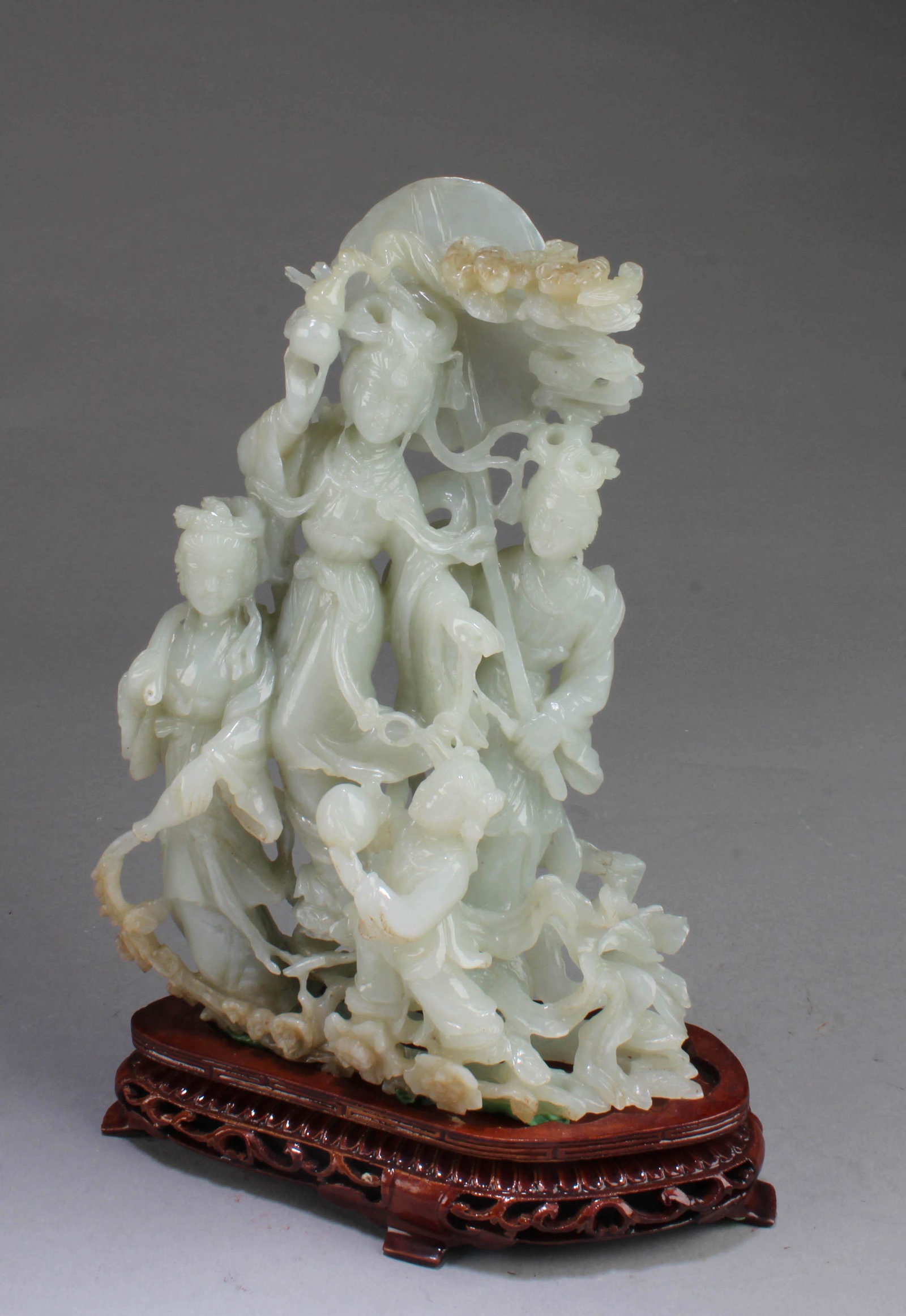 Chinese Carved Jade Figurine (1 of 4)
