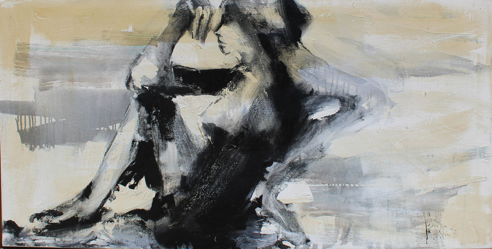 A Framed Oil Painting (1 of 3)