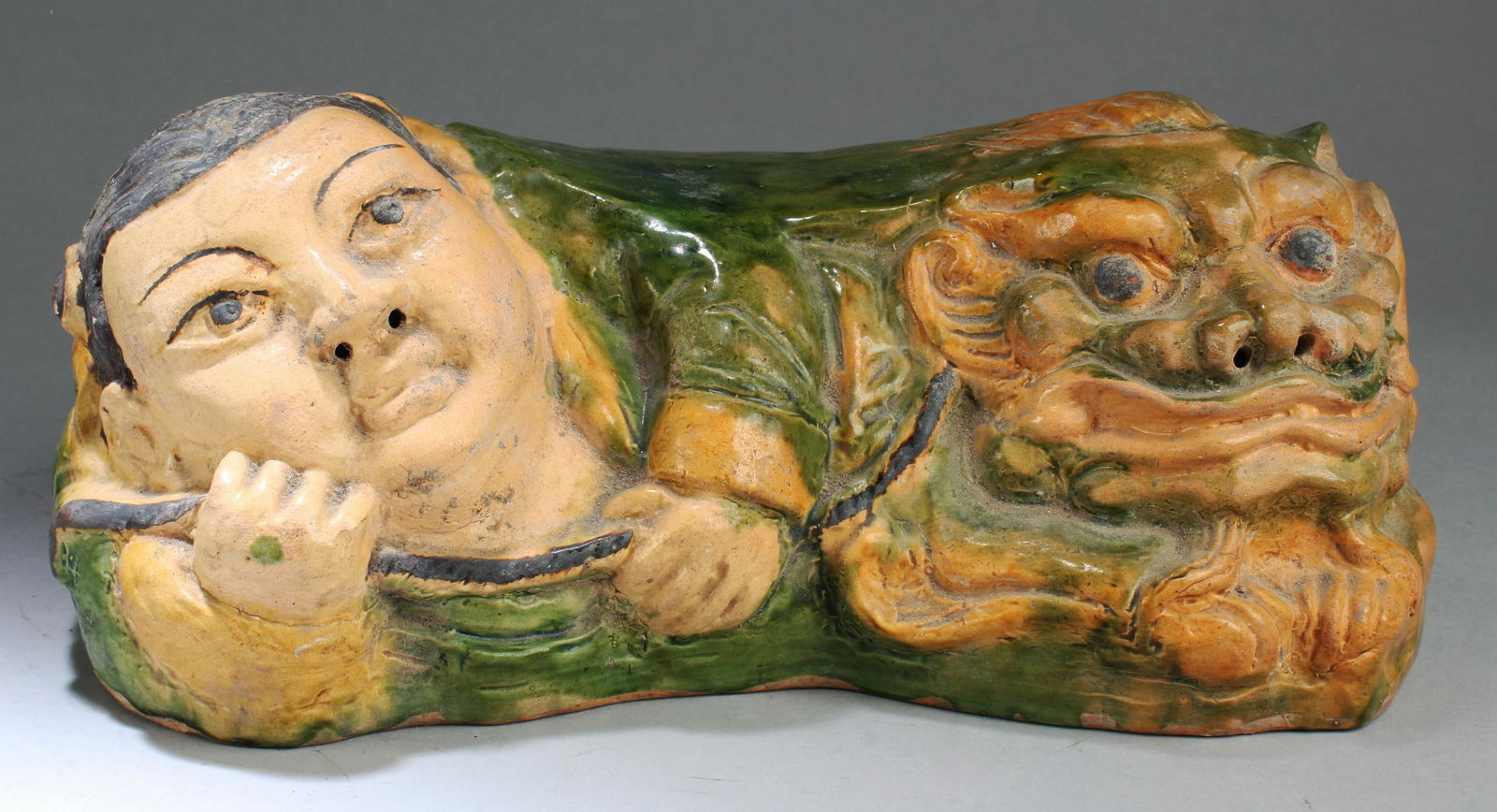Chinese Pottery Statue (1 of 3)