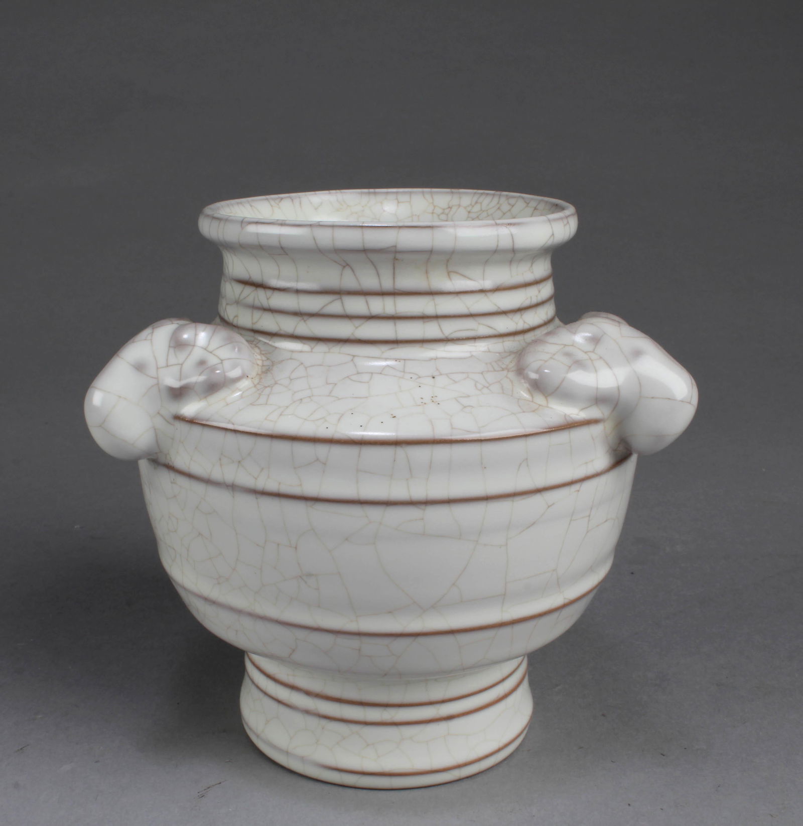 Chinese Crackleware Glazed Jar (1 of 4)