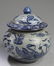 A Korean Blue & White Porcelain Jar with Lid - 3