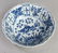 Chinese Blue & White Porcelain Bowl with Fluted Side