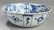 Chinese Blue & White Porcelain Bowl with Fluted Side - 4